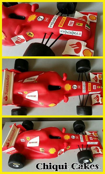 Ferrari Formula 1 - Cake by ChiquiCakes