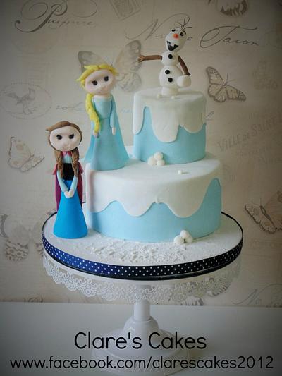 Frozen - Cake by Clare's Cakes - Leicester