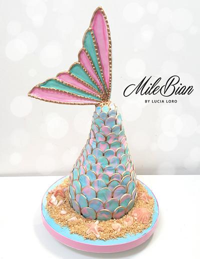 Mermaid Tail Cake - Cake by MileBian
