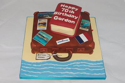 Travel-themed birthday cake - Cake by Rachel Capstick