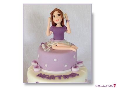 Cake topper Violetta - Cake by Il Mondo di TeMa