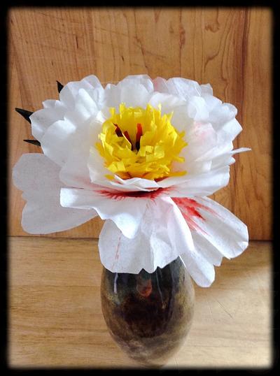 Coffee Filter Paper Tree Peony - Cake by June ("Clarky's Cakes")