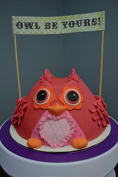 Owl Cake  - Cake by Hello, Sugar!