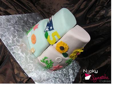 Twin Birthday - Cake by NickySignatureCakes