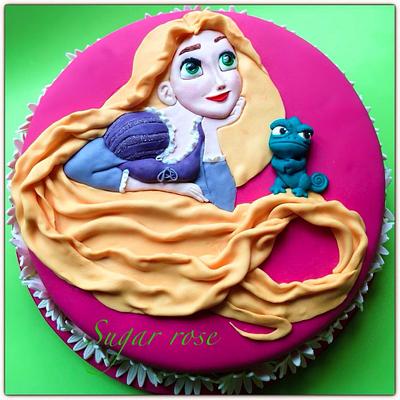 Rapunzel - Cake by SugarRose