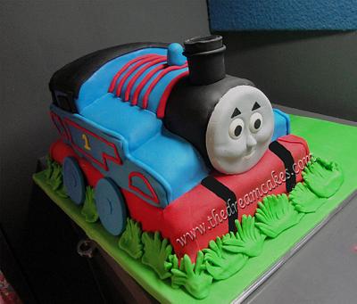 3D Thomas tank engine - Cake by Ashwini Sarabhai