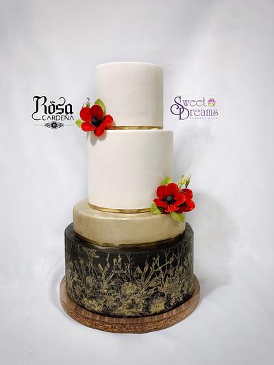 Wedding cake - Cake by Rosa Cardeña
