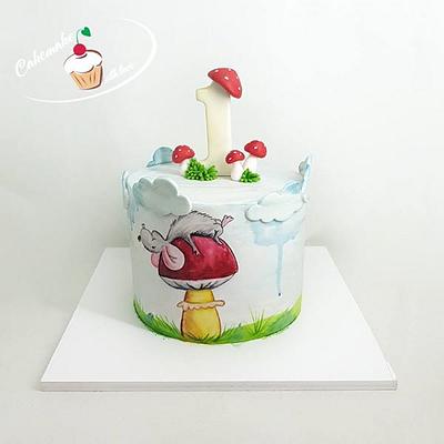 Mouse kids cake - Cake by Cakemake