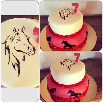 Horses - Cake by Dolce Follia-cake design (Suzy)