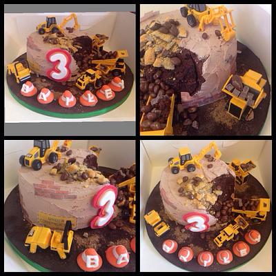 Construction cake - Cake by Kirstie's cakes