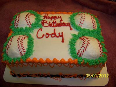 Baseball  - Cake by TERRY PATTERSON