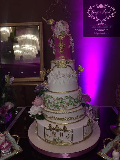Wedding cake for Hiba & Yussef 2018 - Cake by Sugar Land By Naoual 