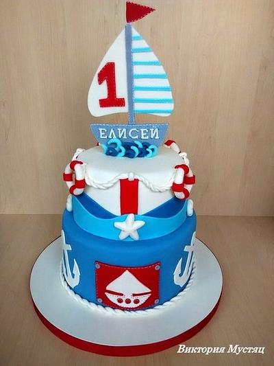 Nautical birthday party - Cake by Victoria