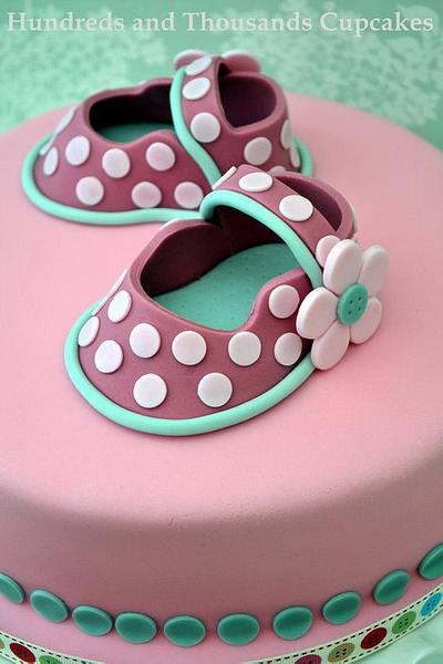 Baby Booties Cake - Cake by Hundreds and Thousands Cupcakes