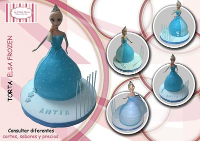 Princess Elsa Frozen - Cake by gabucha