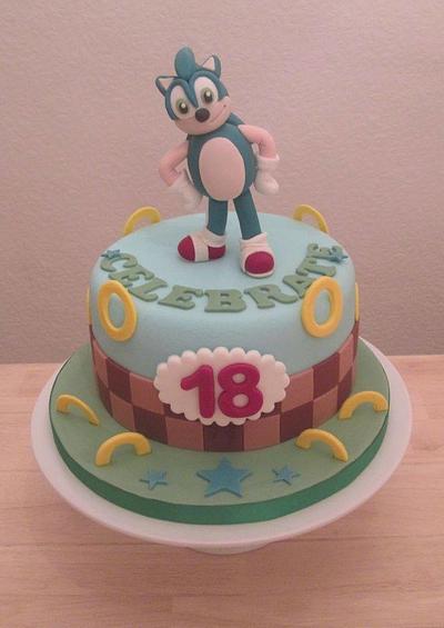 Sonic The Hedgehog - Cake by The Buttercream Pantry