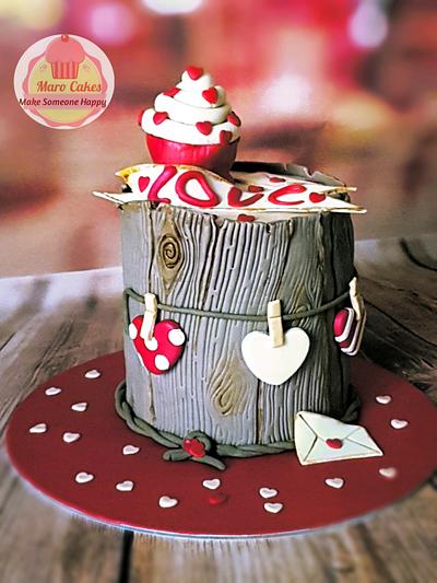 Anniversary cake  - Cake by Maro Cakes