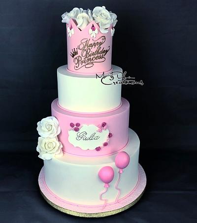 Princess cake - Cake by Cindy Sauvage 