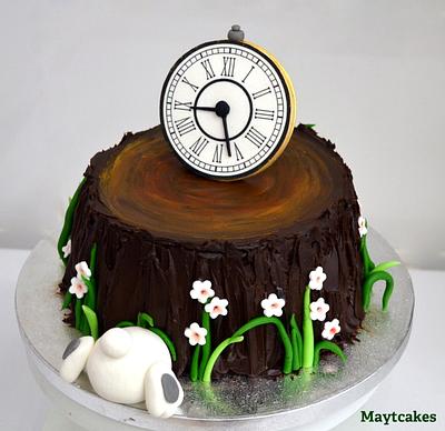 Alice's rabitt - Cake by Maytcakes
