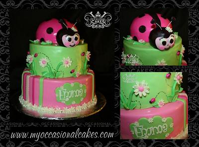 LadyBug 1st Birthday - Cake by Occasional Cakes