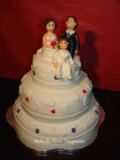 Wedding Cake - Cake by BolosdoNossoImaginário