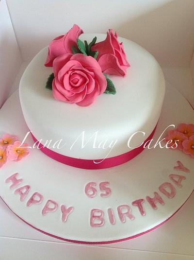 Birthday cake - Cake by Lanamaycakes