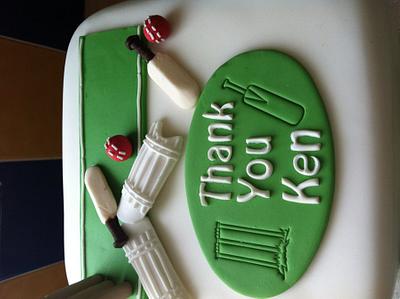 Cricket cake  - Cake by melinda 