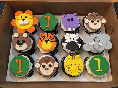 Animal Cupcakes - Cake by Brandy-The Icing & The Cake