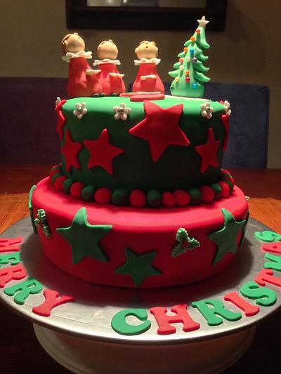 Christmas Boys Choir Cake - Cake by Sweet Creative Cakes by Jena