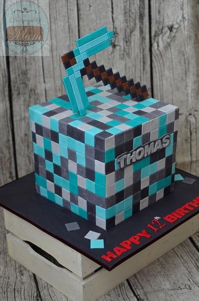 Minecraft cake - Cake by designed by mani