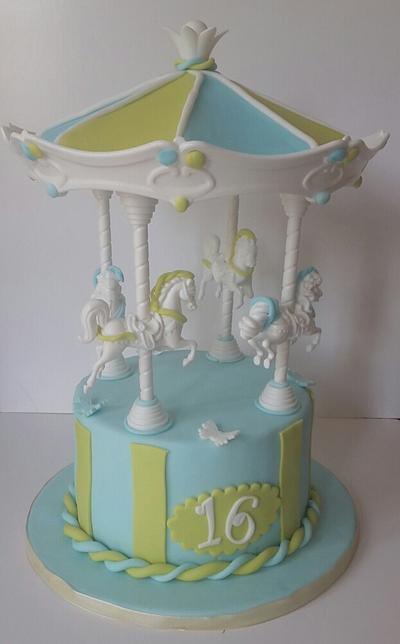 Carousel cake  - Cake by acakeaffair
