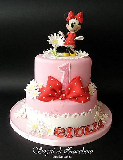 Minnie Mouse cake - Cake by Maria Letizia Bruno