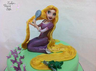 My first Rapunzel (Tangled) - Cake by Zucchero e polvere di stelle