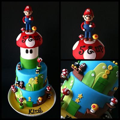 Mario - Cake by CakesbyAngelaMorrison