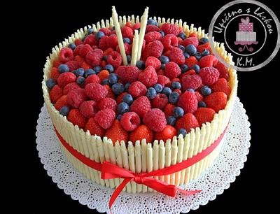 Chocolate with fruit - Cake by Tynka