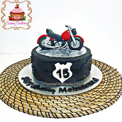 Motorbike cake  - Cake by Anam