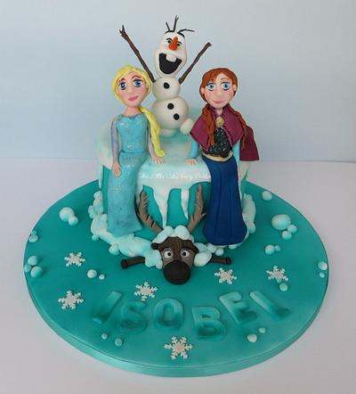Frozen birthday cake - Cake by Little Cake Fairy Dublin