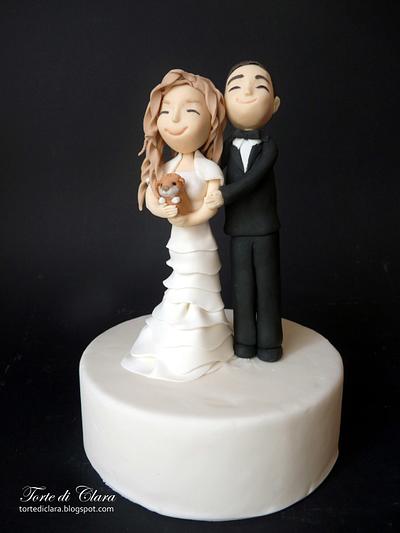 Topper wedding - Cake by Clara