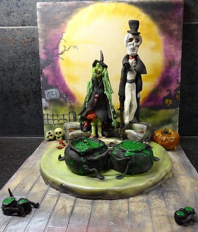 Halloween Dance of the Cauldrons! - Cake by Fifi's Cakes