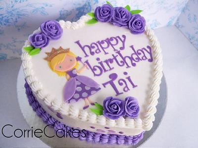 Purple princess - Cake by Corrie