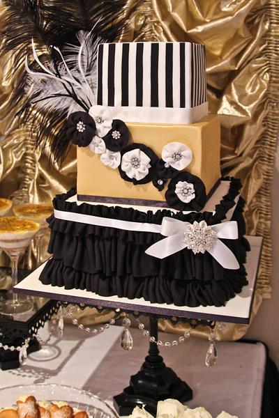 1920's inspired Cake - Cake by The Sweet Collection