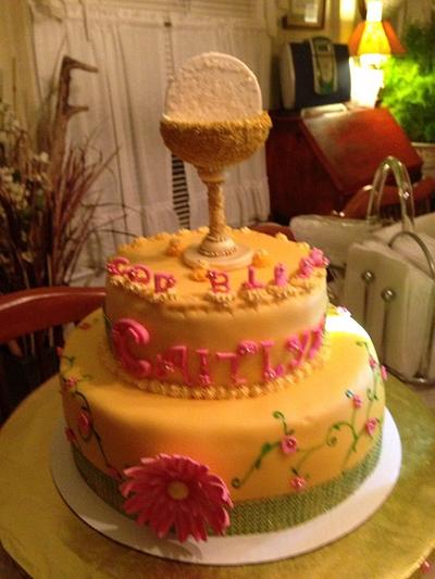 First Communion Chalice/Cake Pops - Cake by Debbie