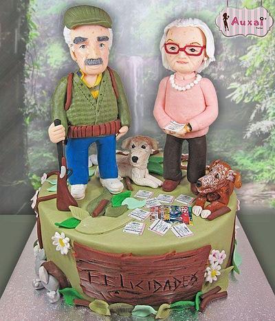 Grandparents cakes - Cake by Auxai Tartas