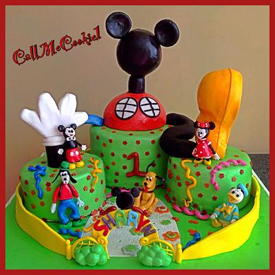 Mickey Mouse club house!! - Cake by Latifa