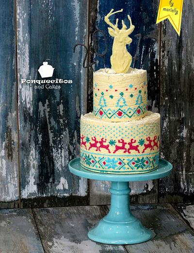 Stamped Cake - Cake by Marielly Parra
