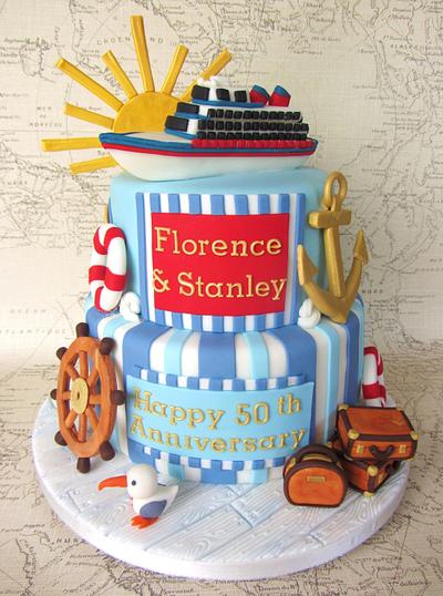 Nautical Cruise Cake - Cake by Nor
