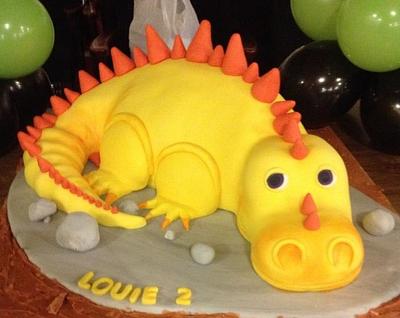 Dinosaur cake - Cake by FairyDelicious