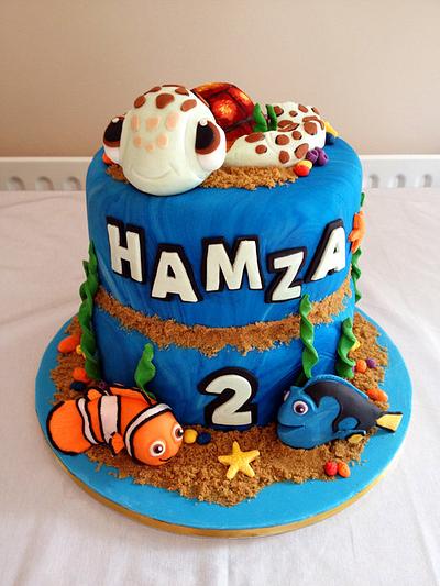 Finding Nemo Cake  - Cake by LoveZeeCakes