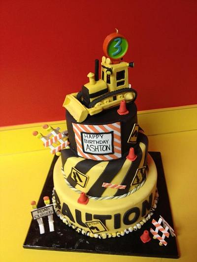 Construction Cake - Cake by Alissa Newlin