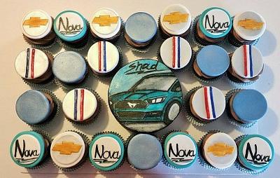 muscle car cakes!! - Cake by  Pink Ann's Cakes